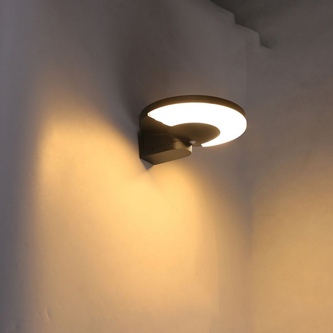 Lampada solare da giardino a parete LAKE