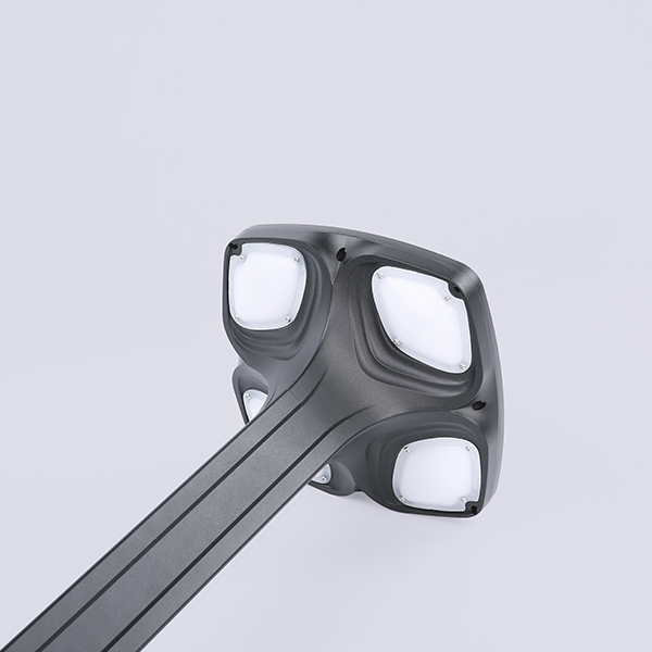 Zonne-bolderlamp met vier bladeren