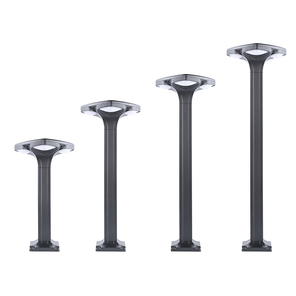 太陽能柱燈四葉