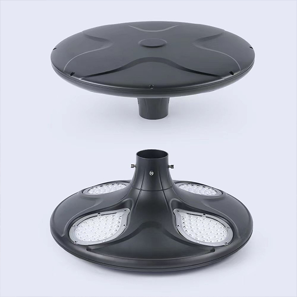 太阳能行人灯紫