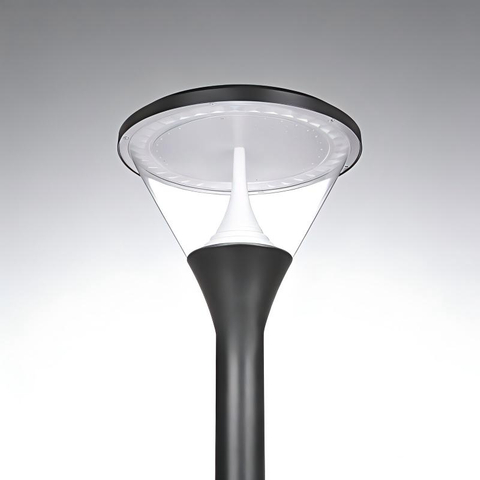 Premium Argitektoniese Solar Post Top Light | Kommersi&euml;le landskapbeligting | E-BAAR KRAG