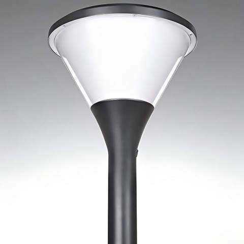 Luz superior de poste solar arquitet&ocirc;nico premium | Ilumina&ccedil;&atilde;o paisag&iacute;stica comercial | ENERGIA CAPACITADA