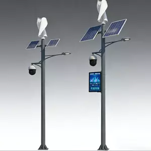 Lumină stradală hibridă Smart Wind & Solar | Iluminat proiect personalizat | PUTEREA E-ABLE