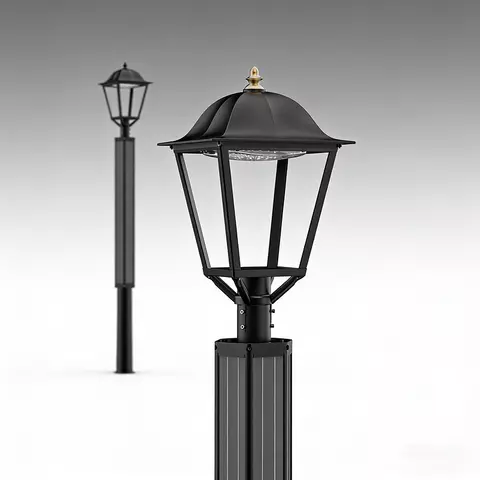 ZEUS 30W Lodret Solar Garden Light 